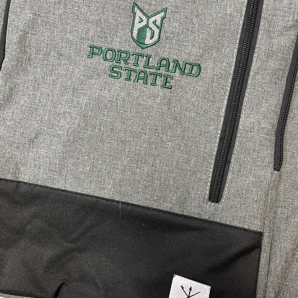 Portland State University PSU embroidered backpack like new - Picture 2 of 5